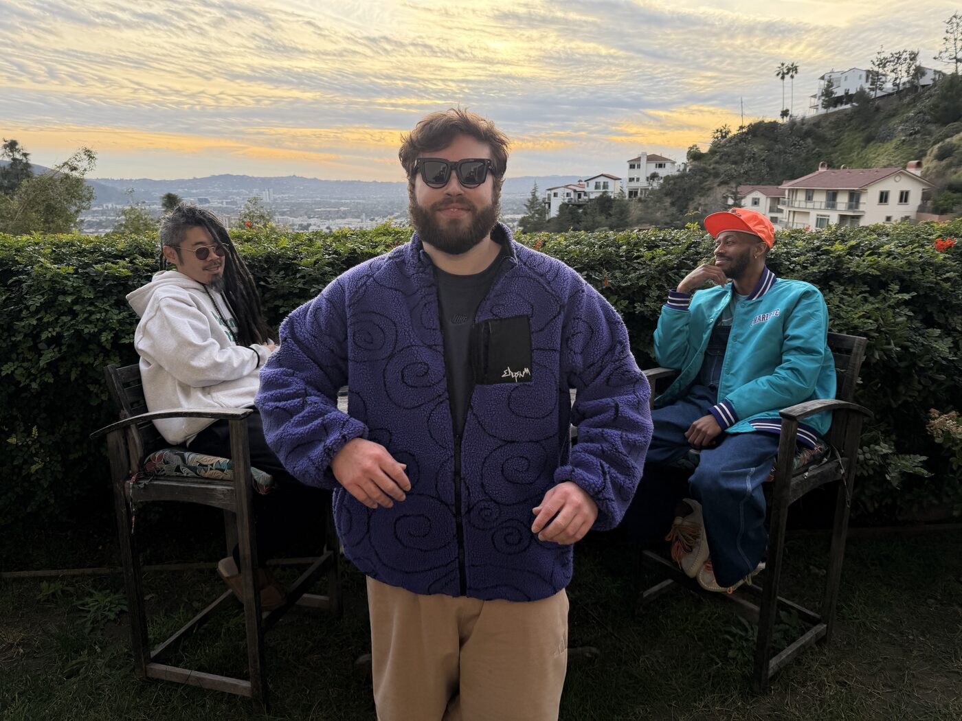 Rob Araujo outdoors at golden hour