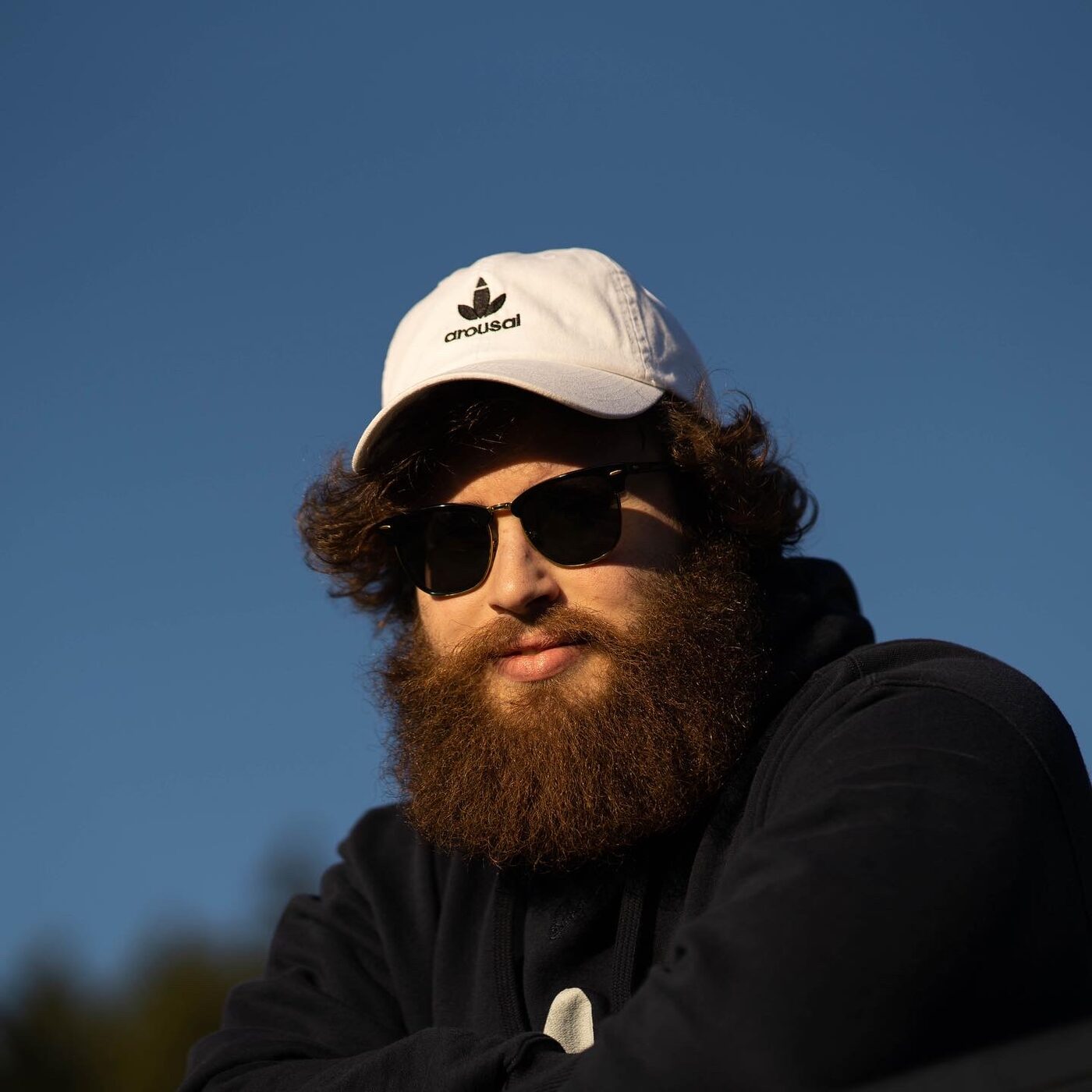 Rob Araujo outdoors at golden hour