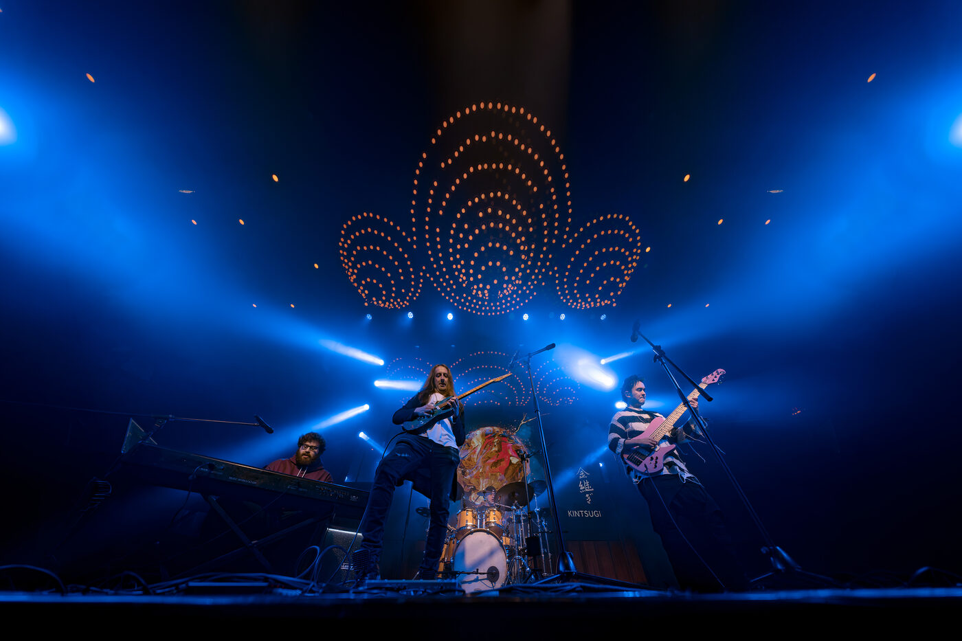 Rob Araujo performing live on a festival stage
